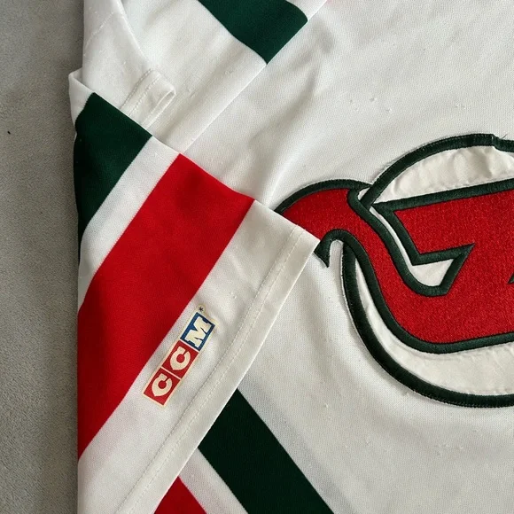 Vintage New Jersey Devils Hockey Jersey 80s CCM